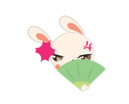 Sweet eye rabbit sticker #13526932