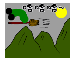 A worm 's life 3 - for Halloween sticker #13526941