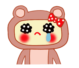 Bear princess -English version- sticker #13527064