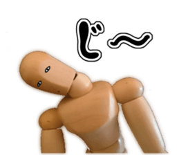 Cute doll sticker #13527233