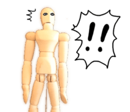 Cute doll sticker #13527240