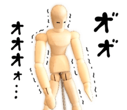 Cute doll sticker #13527263