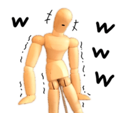 Cute doll sticker #13527264