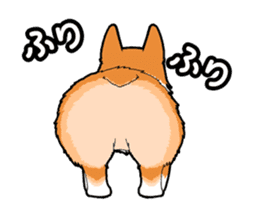 Rear of Corgi [Animation] Japanese Ver. sticker #13527422