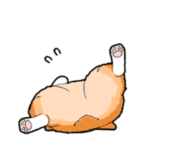 Rear of Corgi [Animation] Japanese Ver. sticker #13527444