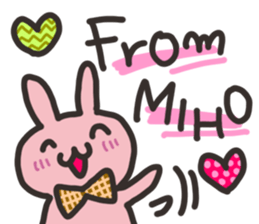 Miho dedicated sticker sticker #13527956