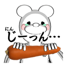 BEARWHITE 9 sticker #13528156