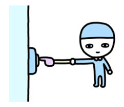 Move! Character fewer sticker sticker #13528329