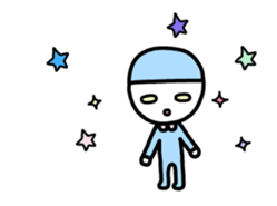 Move! Character fewer sticker sticker #13528337