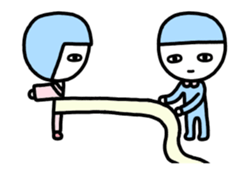 Move! Character fewer sticker sticker #13528341