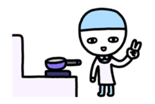 Move! Character fewer sticker sticker #13528346