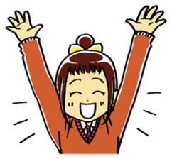 Everyday japanese girl sticker #13528573