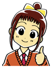 Everyday japanese girl sticker #13528575