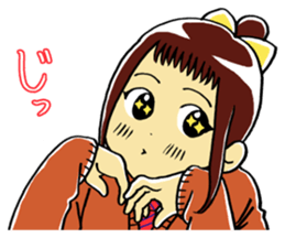 Everyday japanese girl sticker #13528579