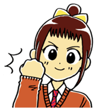 Everyday japanese girl sticker #13528585