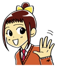 Everyday japanese girl sticker #13528586