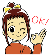 Everyday japanese girl sticker #13528587