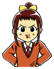 Everyday japanese girl sticker #13528590
