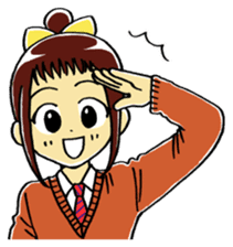 Everyday japanese girl sticker #13528595