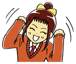 Everyday japanese girl sticker #13528596