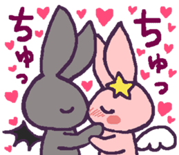 My angel rabbit wife sticker #13528912