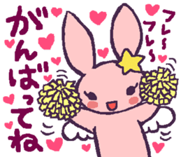 My angel rabbit wife sticker #13528913