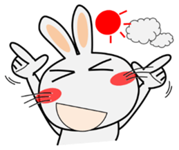 Cute Rabbit Everyday 7th sticker #13529022