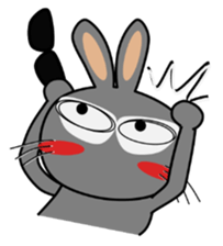 Cute Rabbit Everyday 7th sticker #13529041