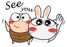 Cute Rabbit Everyday 7th sticker #13529053