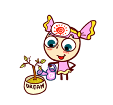 Animated Pink Candy 'Lucy' stickers 2 sticker #13529267