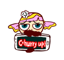 Animated Pink Candy 'Lucy' stickers 2 sticker #13529268