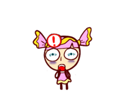 Animated Pink Candy 'Lucy' stickers 2 sticker #13529277