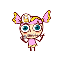 Animated Pink Candy 'Lucy' stickers 2 sticker #13529278