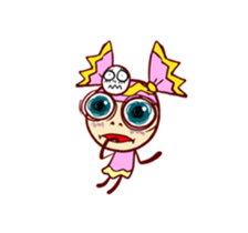 Animated Pink Candy 'Lucy' stickers 2 sticker #13529283