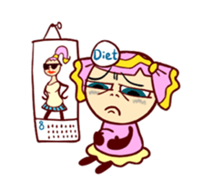 Animated Pink Candy 'Lucy' stickers 2 sticker #13529284