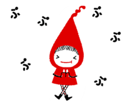 Moving! Red Hood Pochon sticker #13529587