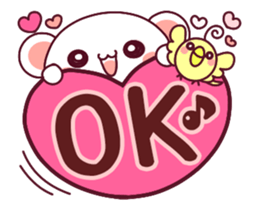 ai ha chokousoku LOVE KUMA 3 sticker #13529727