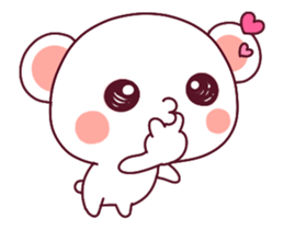 ai ha chokousoku LOVE KUMA 3 sticker #13529741