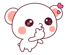 ai ha chokousoku LOVE KUMA 3 sticker #13529741