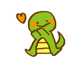 carefree lizard sticker #13531163
