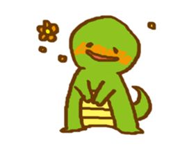 carefree lizard sticker #13531167