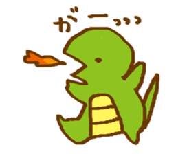 carefree lizard sticker #13531169