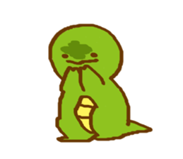 carefree lizard sticker #13531180