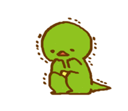 carefree lizard sticker #13531182