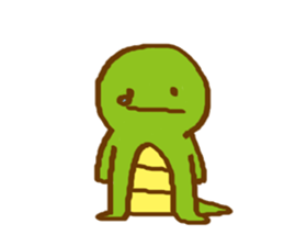 carefree lizard sticker #13531186