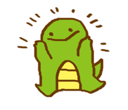 carefree lizard sticker #13531189