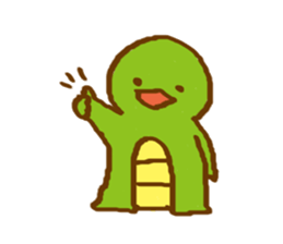 carefree lizard sticker #13531191