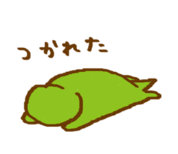 carefree lizard sticker #13531192