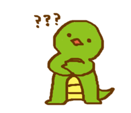 carefree lizard sticker #13531193