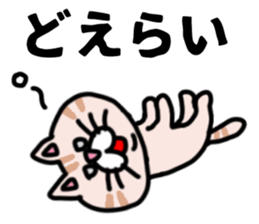 MIKAWABEN sticker pretty cat. sticker #13531222